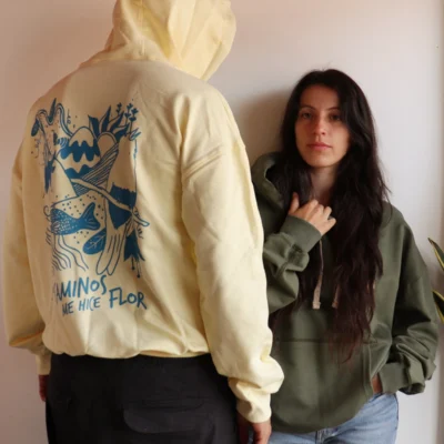 Hoddie Por tus caminos me hice flor