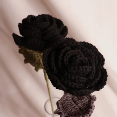 Rosa negra Flor de Temporada